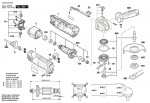 Bosch 3 603 CA2 701 Pws 780-125 Angle Grinder 230 V / Eu Spare Parts